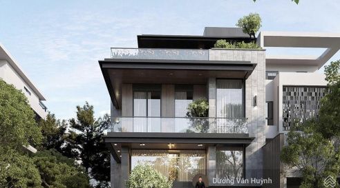 Bán biệt thự Hà Tĩnh Heritage hướng Đông xây 3 tầng 1 tum hoàn thiện mặt ngoài, sân vườn rộng