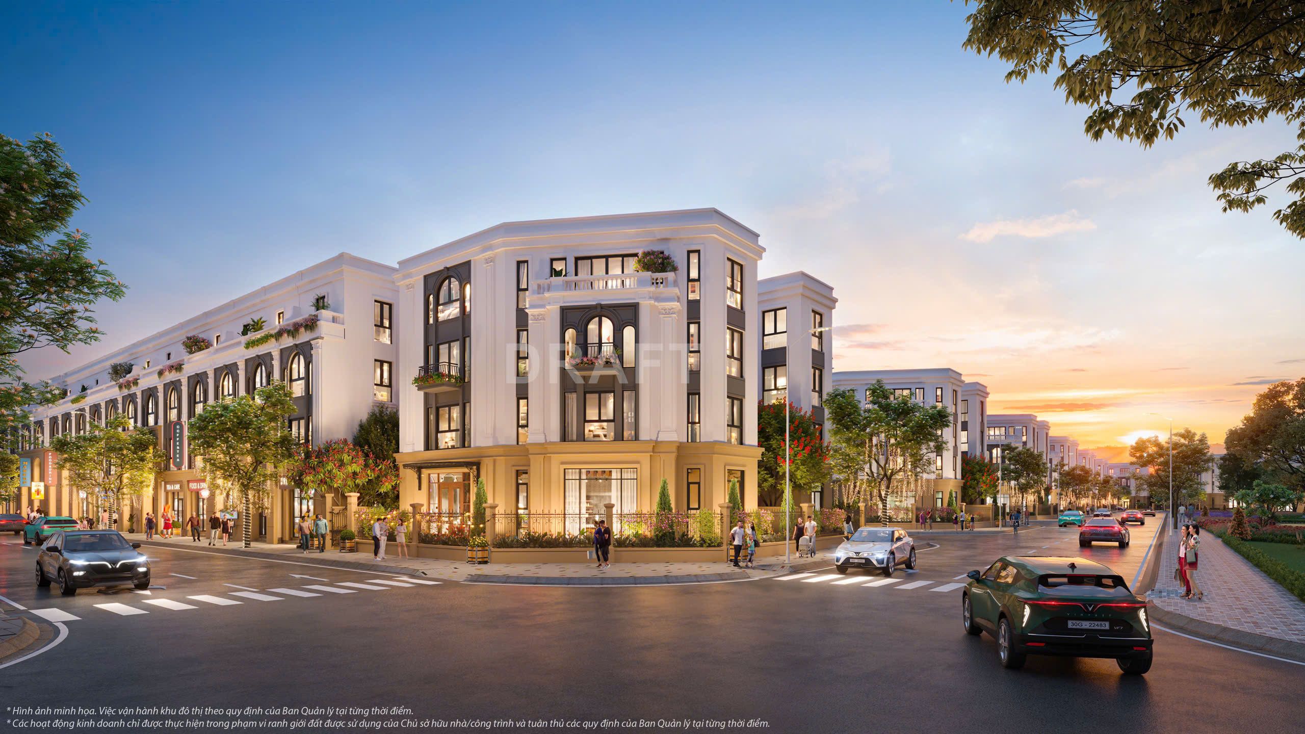 Bán căn góc đơn lập Thiên Hà 2-15m hướng Bắc nhìn sang CV Art Forest Vinhomes Golden City