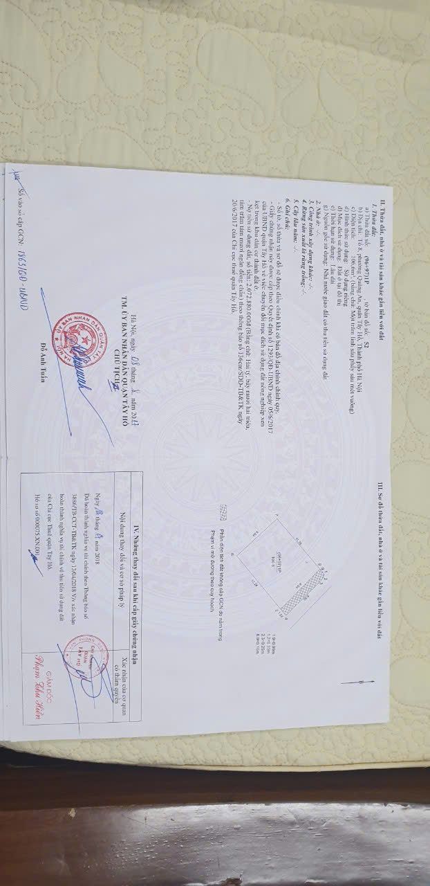 Chính chủ bán lô góc mảnh đất Quảng Khánh nhìn ra Hồ Tây - DT: 341m2 mặt tiền 15m giá có fix