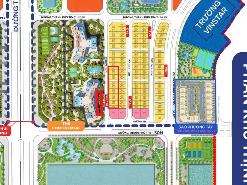 CẦN BÁN liền kề 93.6m2 gần hồ lớn