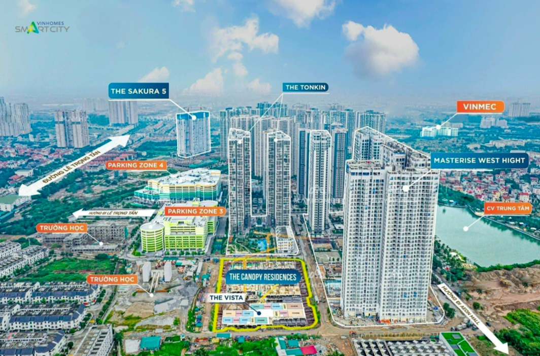 Tiến độ xây dựng dự án The Canopy Residences