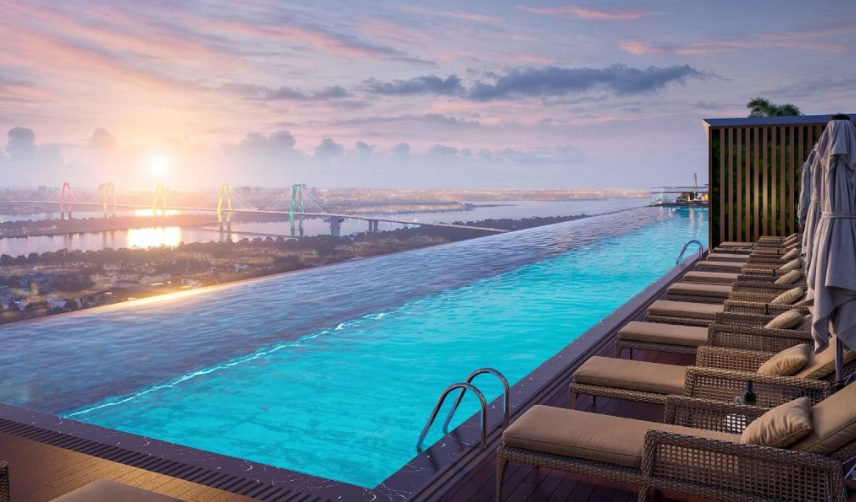 Ảnh thật Sky Villa Noble Palace Tây Hồ Tây