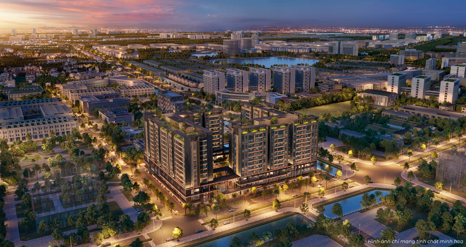 Phối cảnh tổng thể dự án Long Bien Central