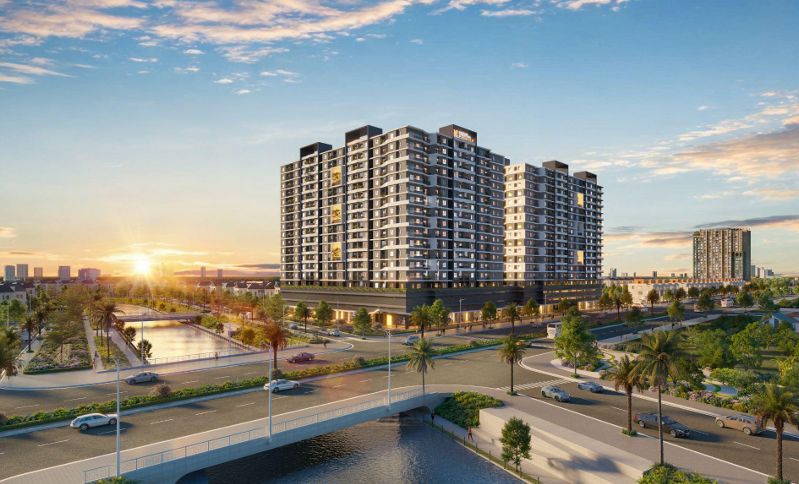 Tổng quan Hà Tĩnh Heritage toàn cảnh quần thể đô thị sinh thái ven sông