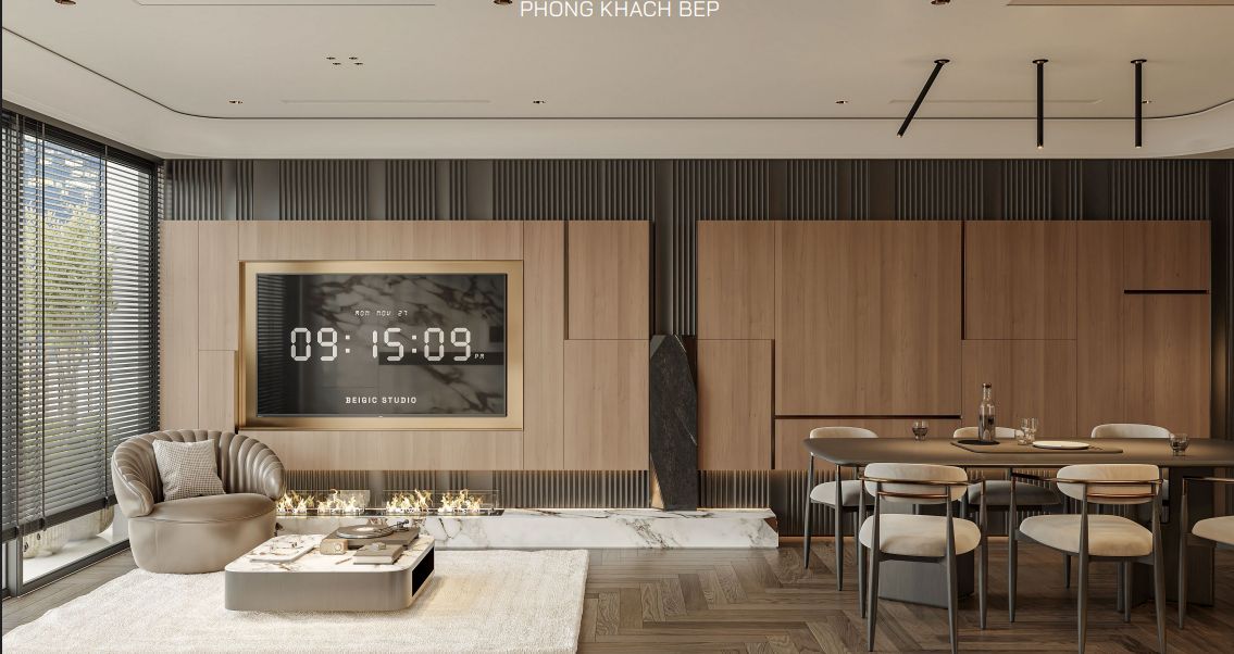 Nhà mẫu Sunshine Continental Trần Bình phản ánh tiêu chuẩn bàn giao và chất lượng không gian sống thực tế