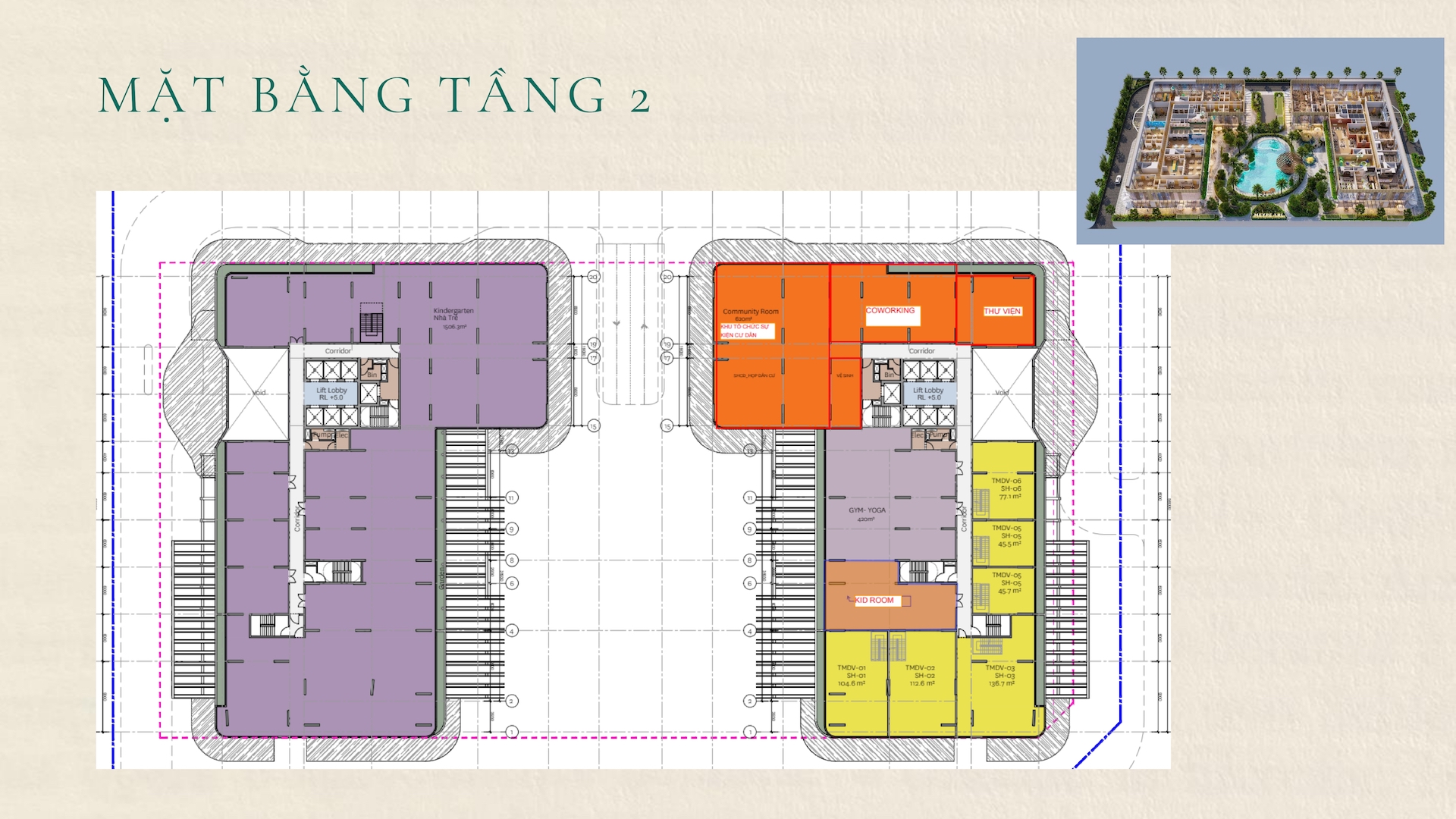 Mặt bằng thiết kế Meypearl Ciel Phú Quốc và nghệ thuật tối ưu hóa không gian căn hộ
