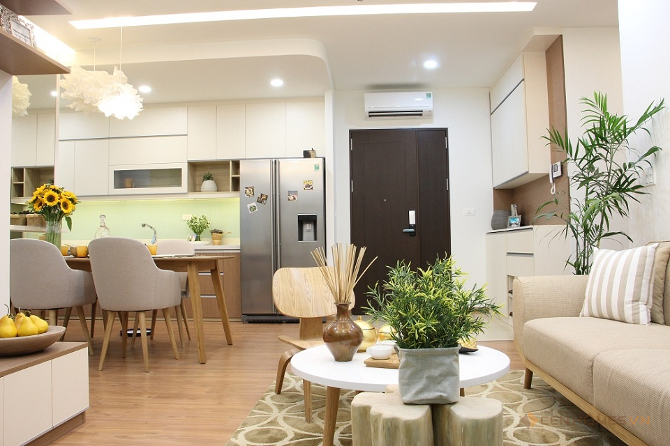 Cho thuê căn hộ 3 phòng ngủ chung cư Lumiere Wellspring Ocean Park 2