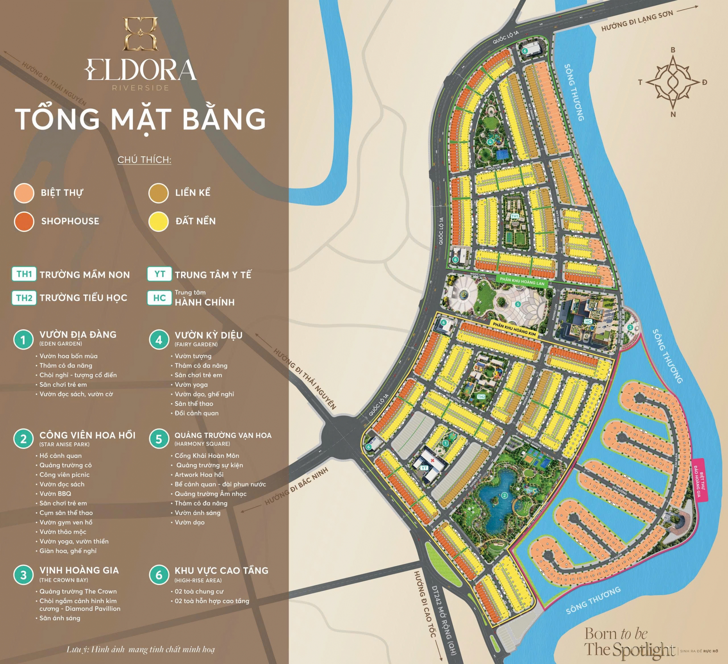 Cho thuê shophouse Eldora Riverside Hữu Lũng, Lạng Sơn