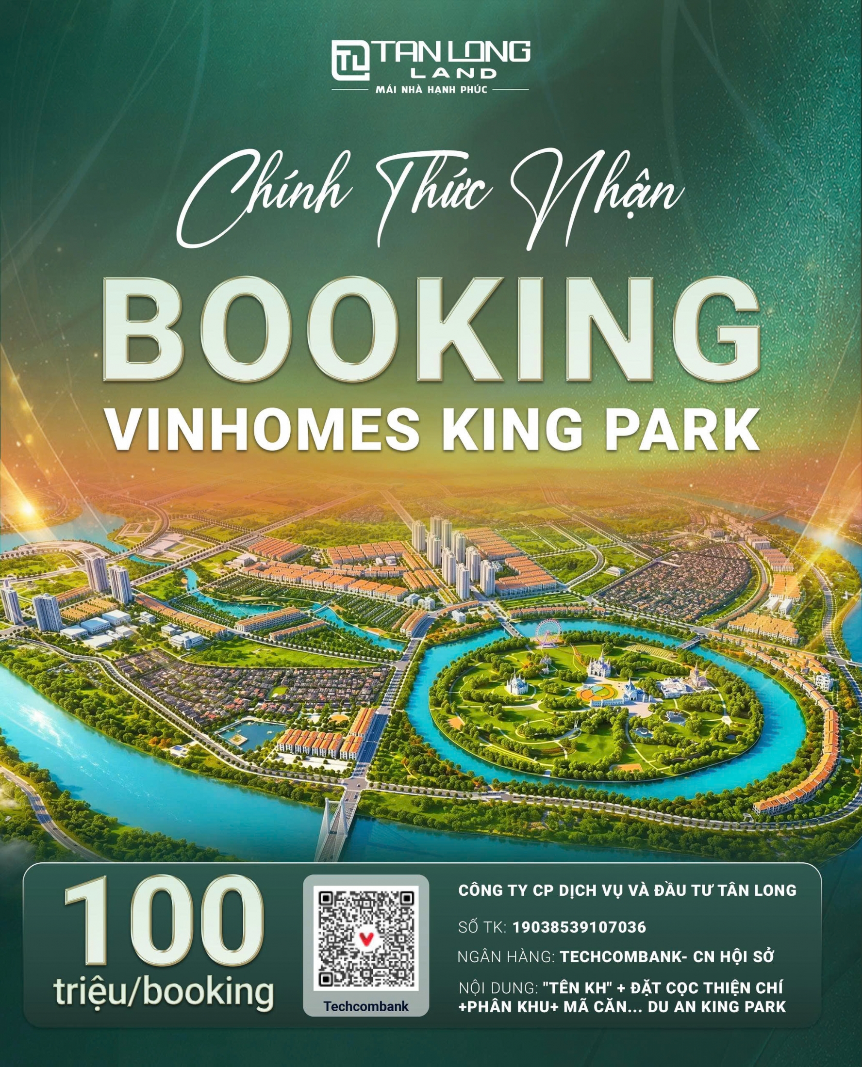 Chính thức nhận Booking Vinhomes King Park Bắc Ninh