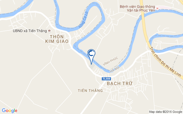 Vị trí The Diamond Park Mê Linh