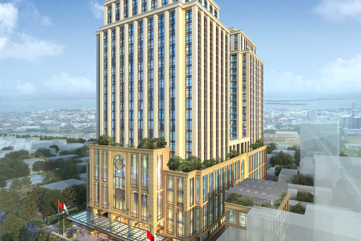 Cho thuê shophouse chân khối đế Hilton Hải Phòng