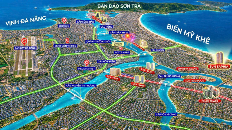 Quy hoạch dự án Sun Saphia Residence Đà Nẵng