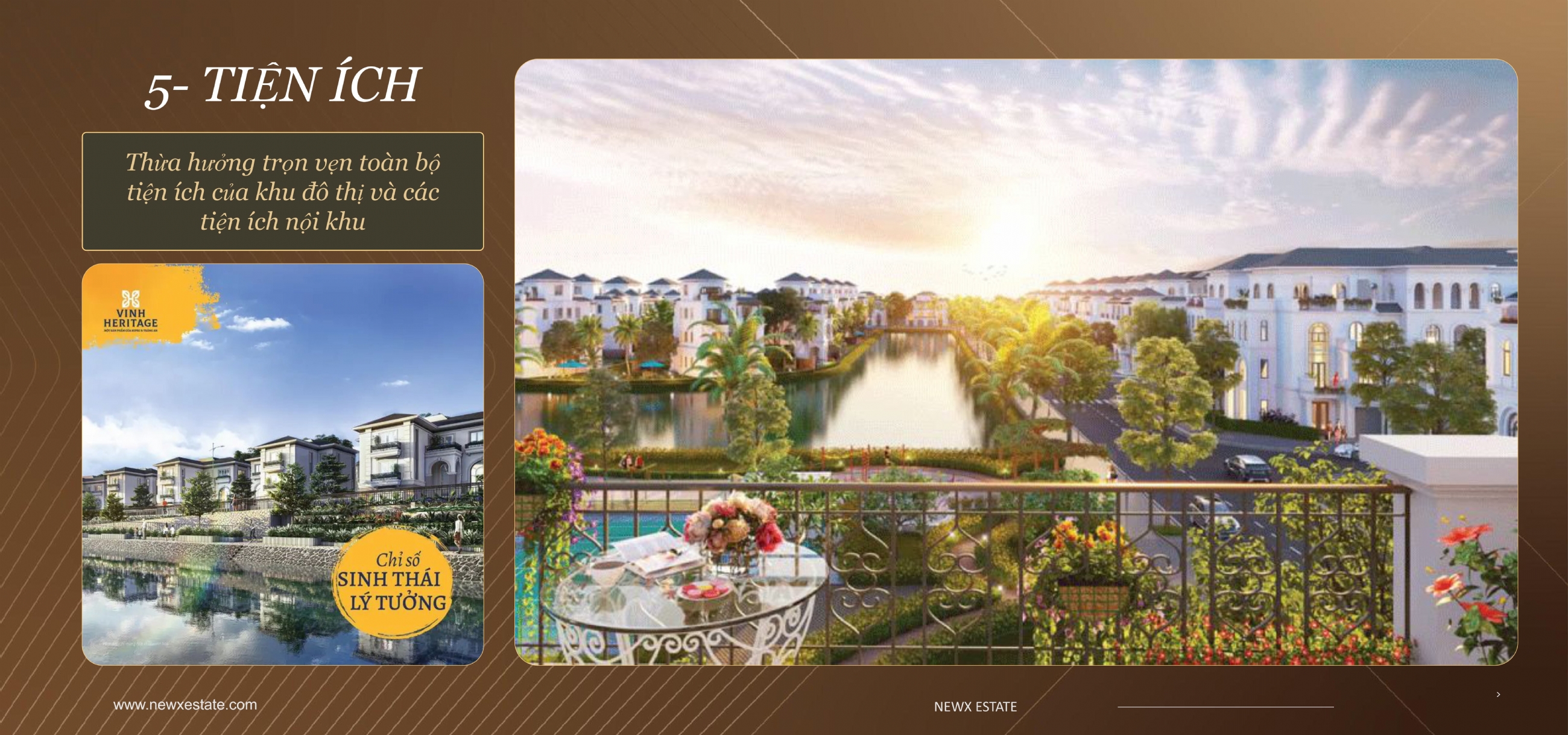Tiện ích Heritage Collection – Tận hưởng trọn vẹn chuẩn sống đẳng cấp giữa lòng Thành Vinh