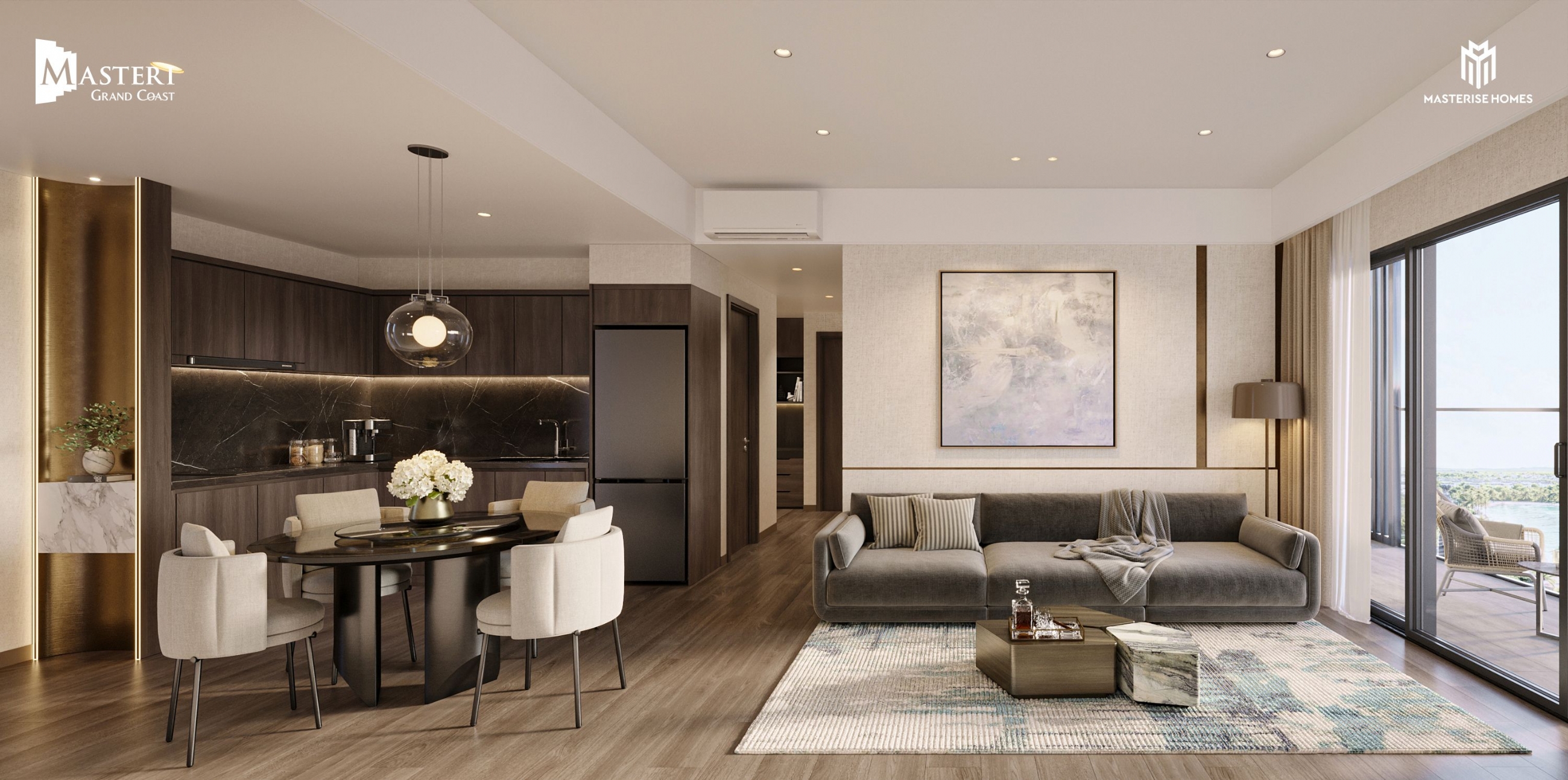 Bán căn hộ 4 phòng ngủ Masteri Grand Coast Ocean Park 2 Văn Giang