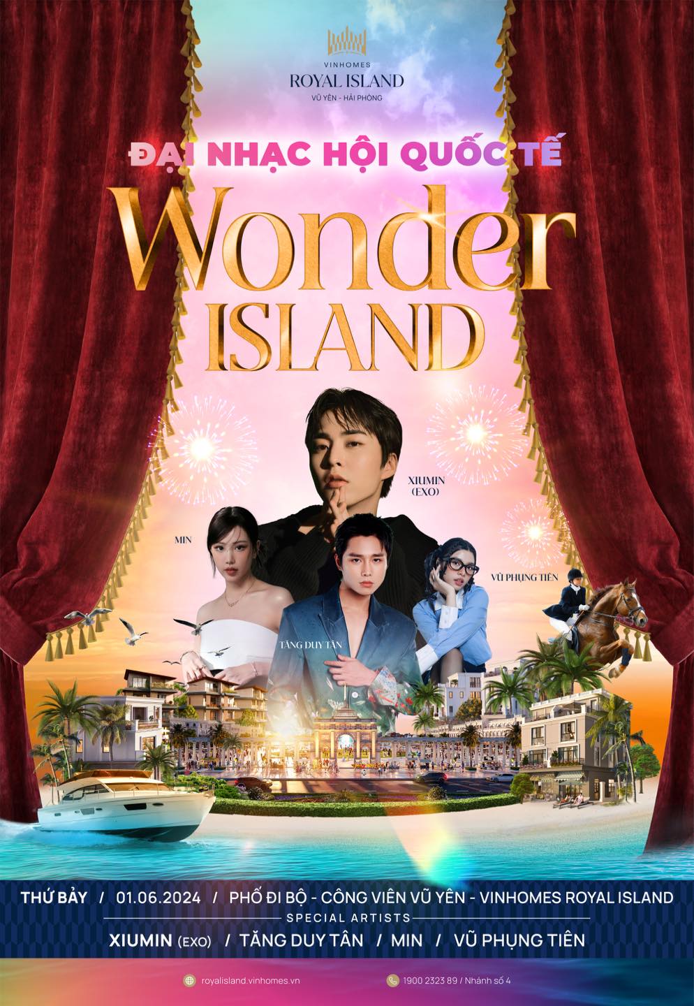 Phố đi bộ công viên Vũ Yên Vinhomes Royal Island Hải Phòng