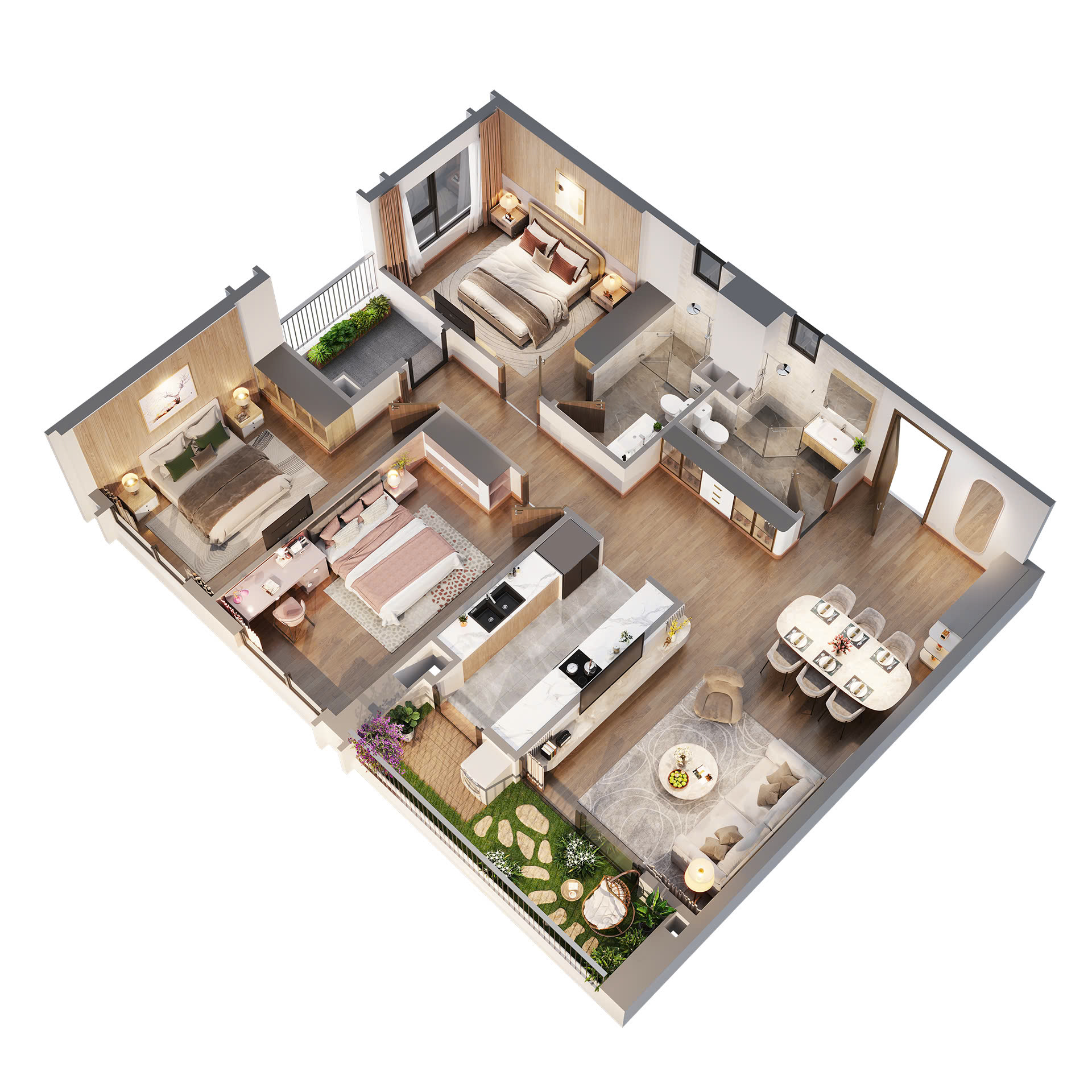 Mặt bằng thiết kế The Cosmopolitan Vinhomes Global Gate Cổ Loa