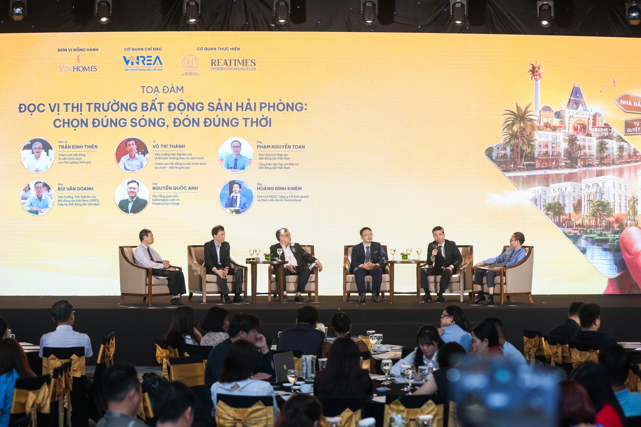 Hội thảo BĐS Hải Phòng có sự tham gia của dàn chuyên gia đầu tư hàng đầu Việt Nam.