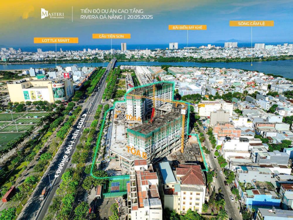 Tiến Độ Xây Dựng Masteri Rivera Đà Nẵng