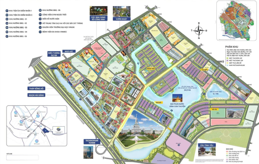 Vị trí The Senique Hà Nội
