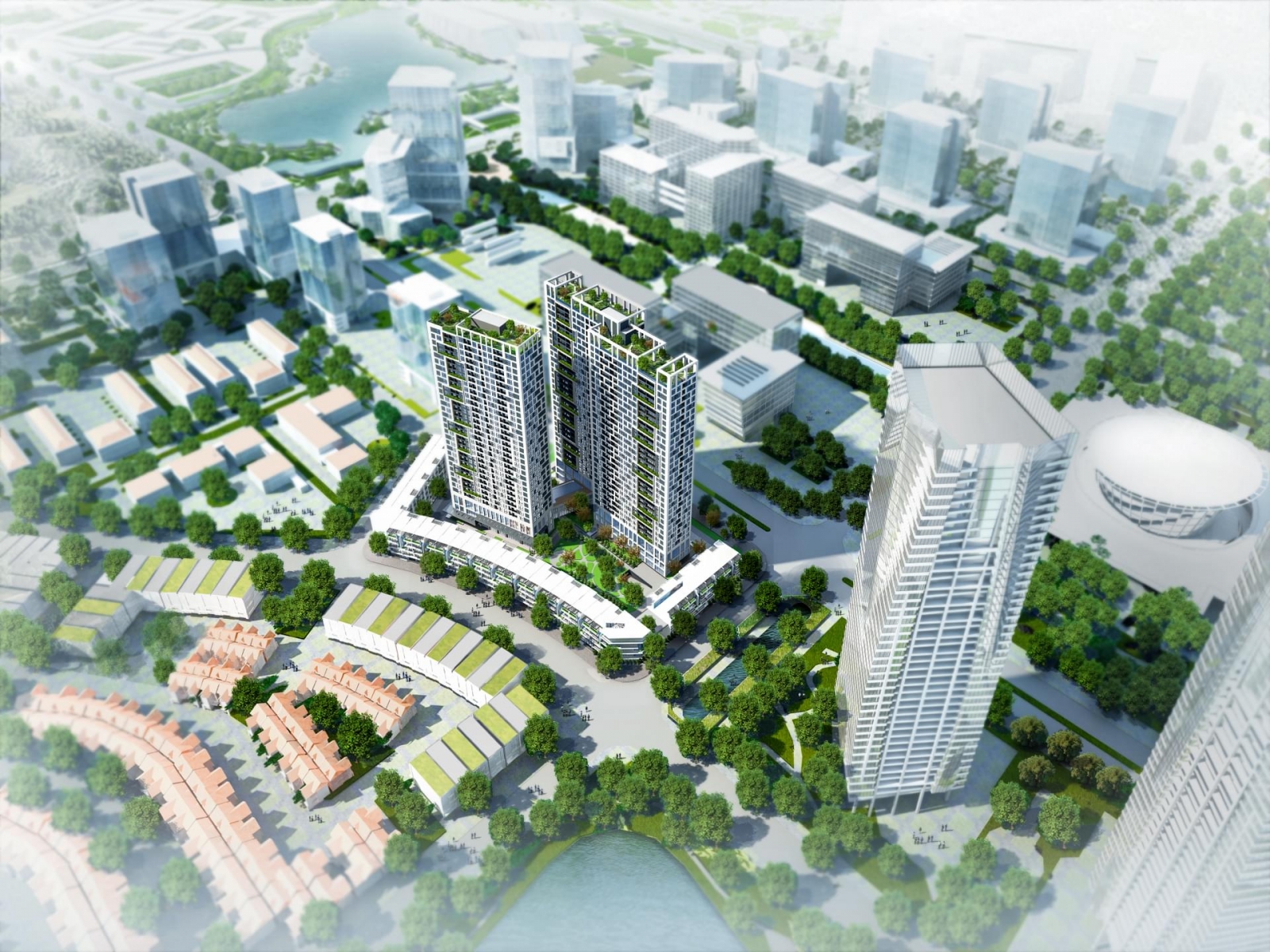 Cho thuê shophouse chân khối đế Pacific Starlake