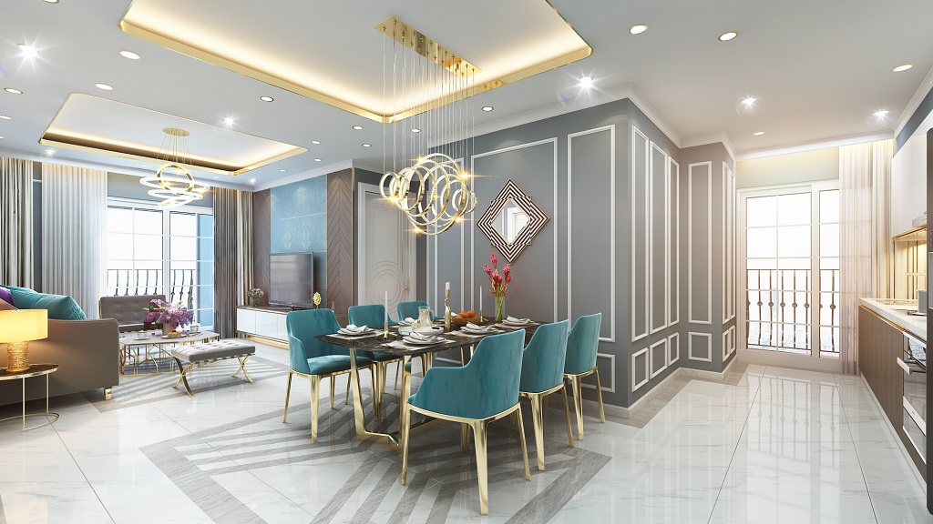 Thiết kế căn hộ dự án Hoàng Thành