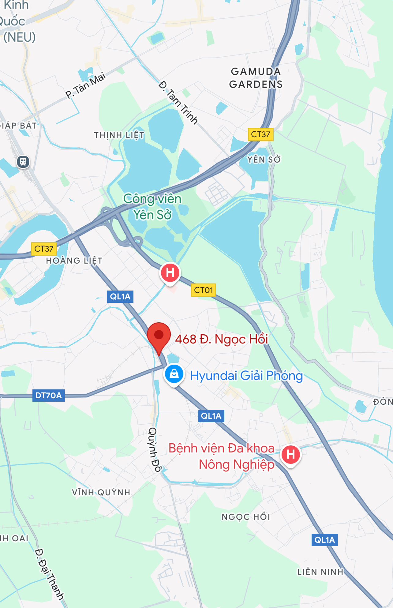 Vị trí Ramond 468 Ngọc Hồi 