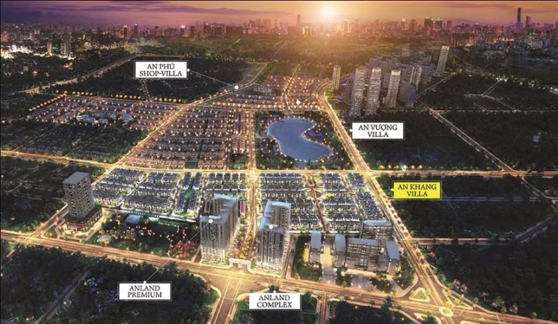 Mặt bằng thiết kế khu đô thị Dương Nội