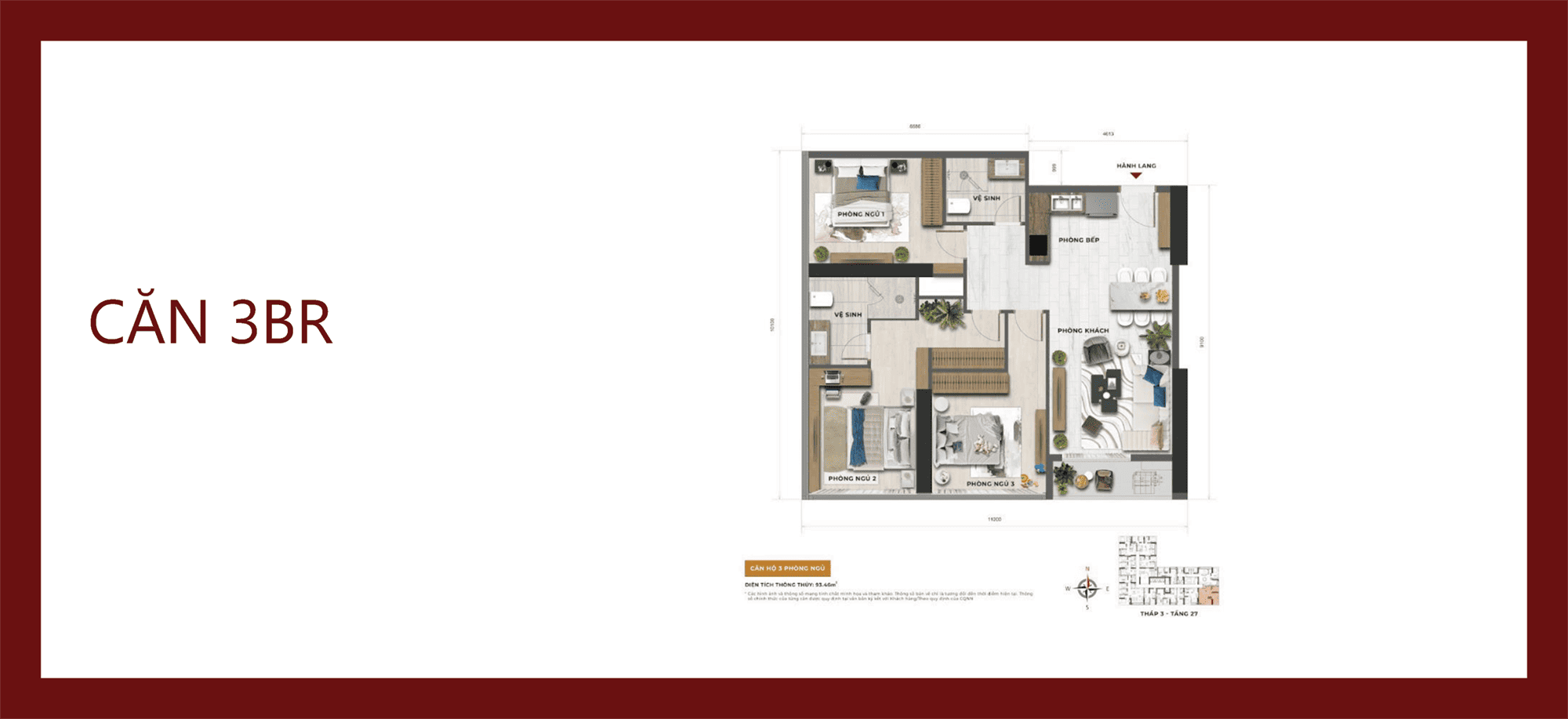 Các loại hình sản phẩm Sun Feliza Suites Xuân Thủy