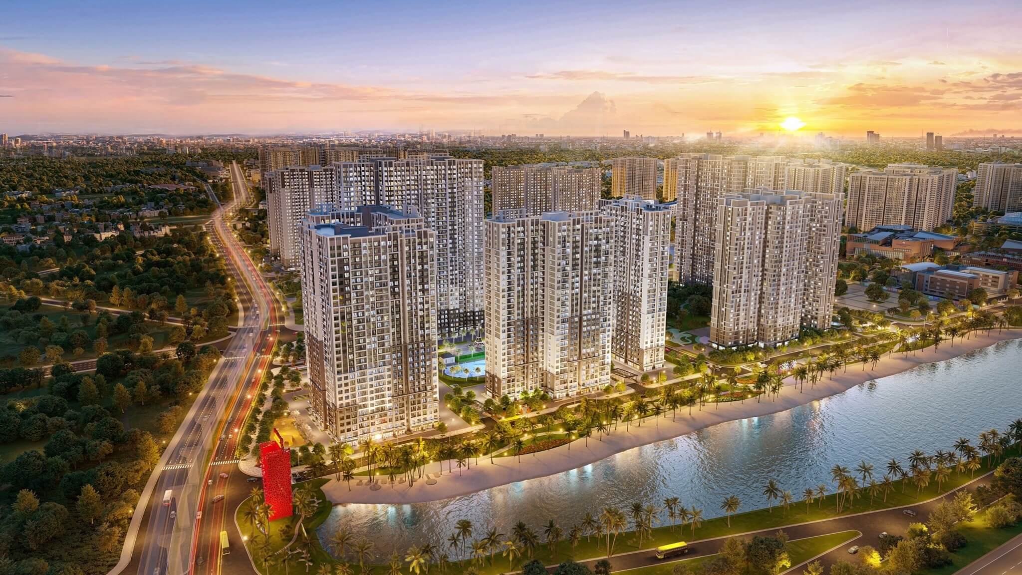 Mặt bằng thiết kế Forestia Lake Mê Linh 