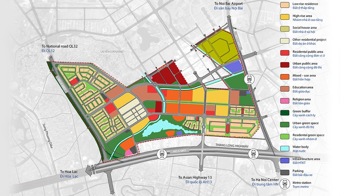 quy hoạch dự án Mailand Hanoi City