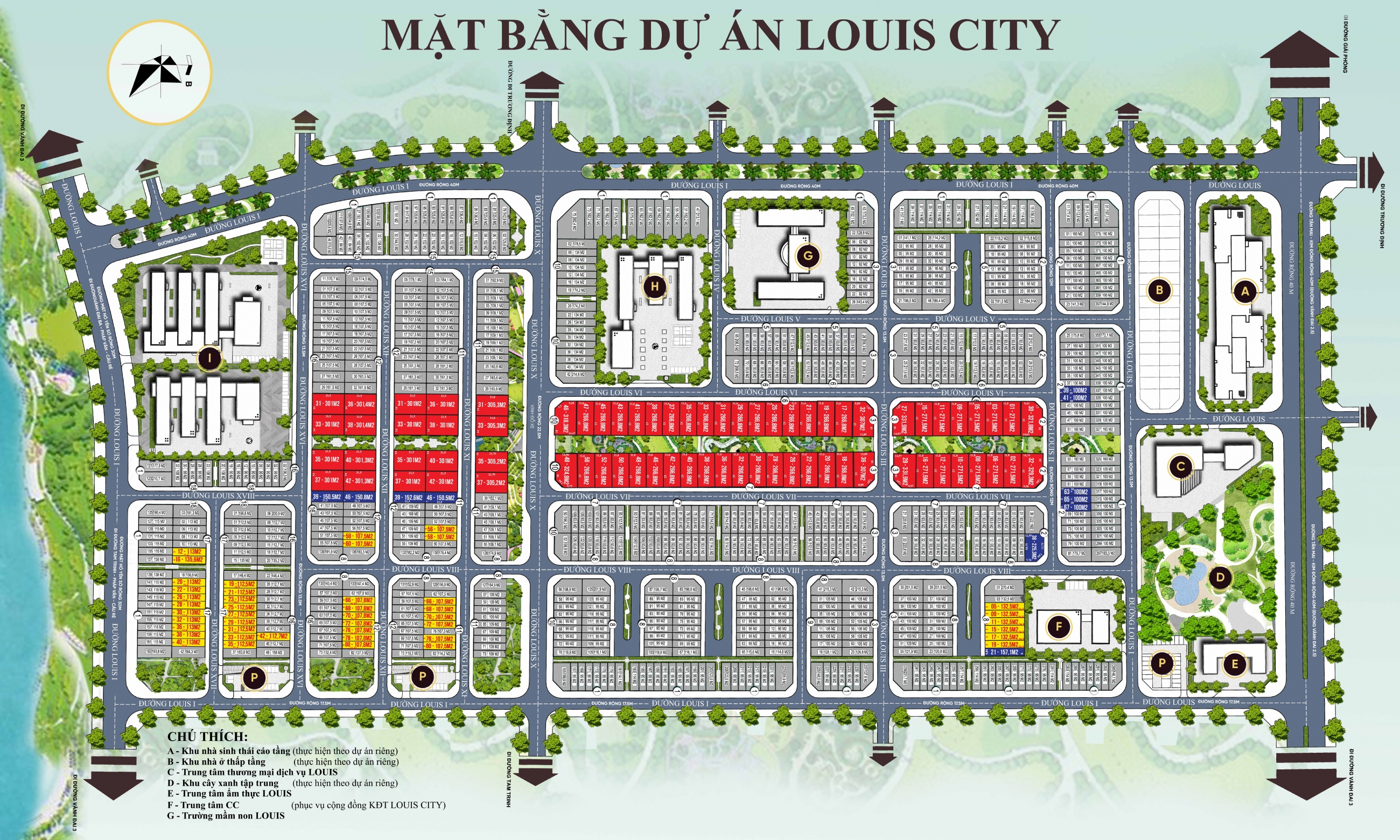 Tìm hiểu chi tiết về mặt bằng thiết kế dự án Louis City Hoàng Mai