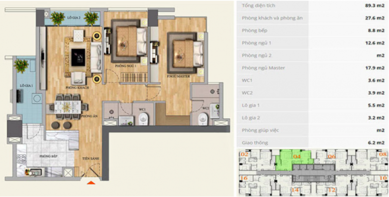Thiết kế mặt bằng căn hộ The Nelson Private Residences 29 Láng Hạ