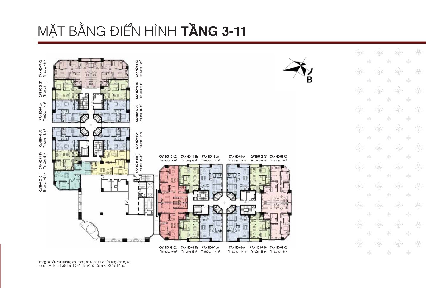 Mặt bằng thiết kế dự án D’ 1