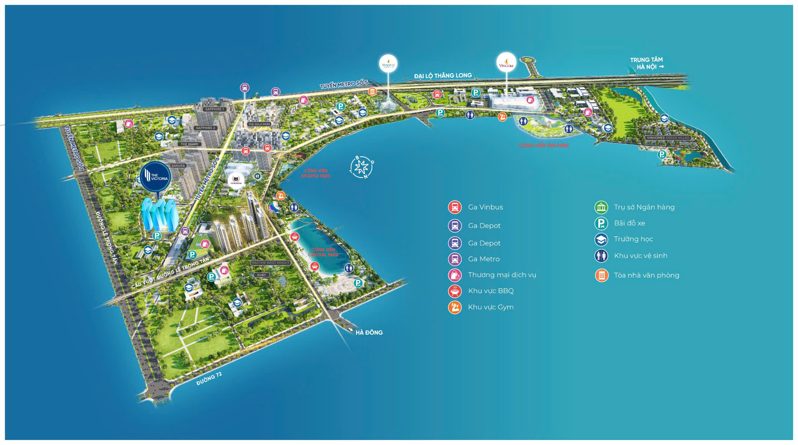 Vị trí The Victoria Imperia Smart City