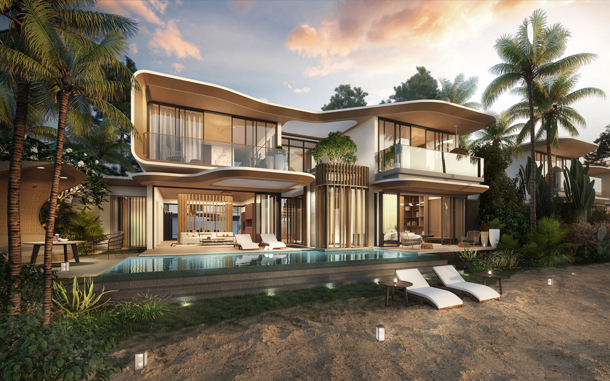 Nhà mẫu Mey Retreat Bãi Lữ khơi nguồn cảm hứng cho không gian sống thượng lưu