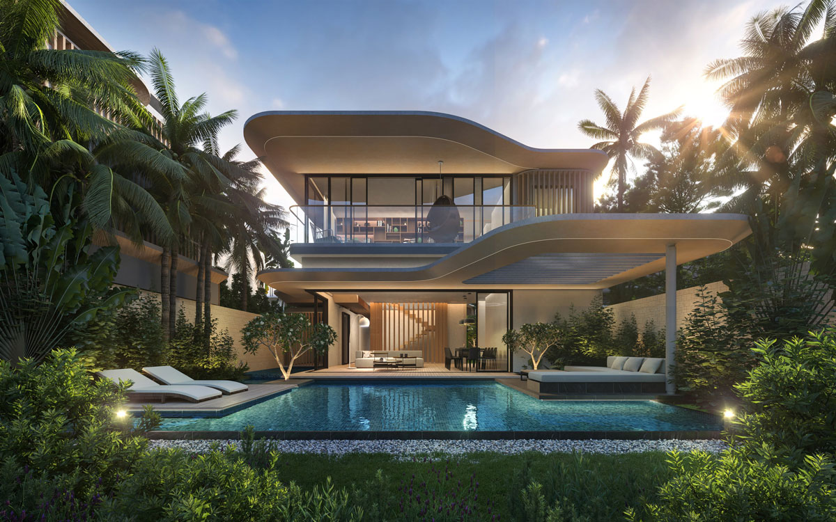 Nhà mẫu Mey Retreat Bãi Lữ khơi nguồn cảm hứng cho không gian sống thượng lưu