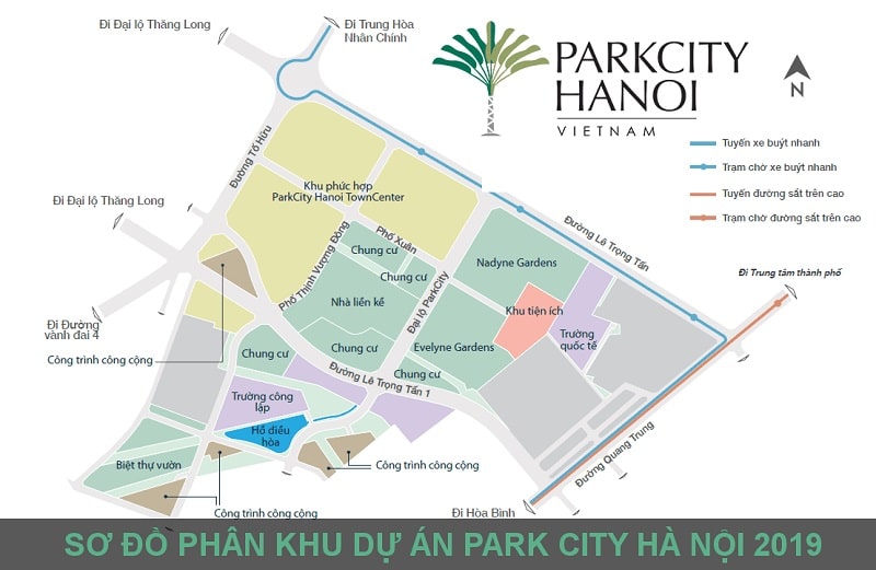 Mặt bằng Park City Hanoi