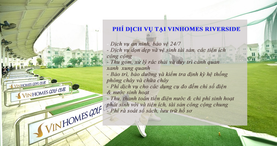 Vinhomes Riverside phí quản lý