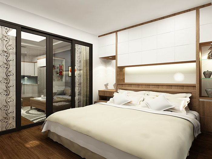 Cho thuê căn hộ 1 phòng ngủ Royal Mansion