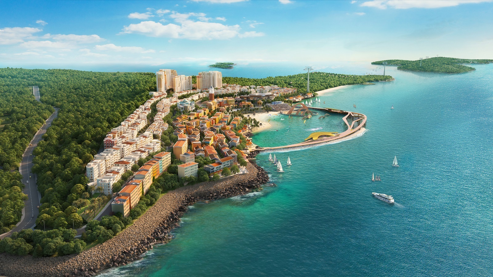 Tiến độ xây dựng The Sunset Phú Quốc phản ánh năng lực triển khai thực tế