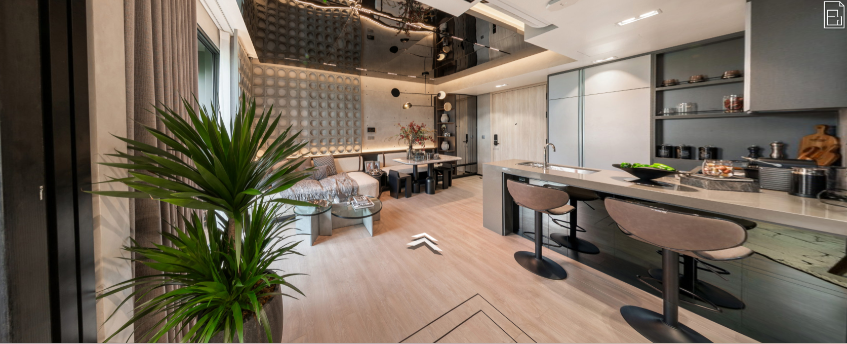 Cho thuê căn hộ 2 phòng ngủ chung cư Lumi Prestige