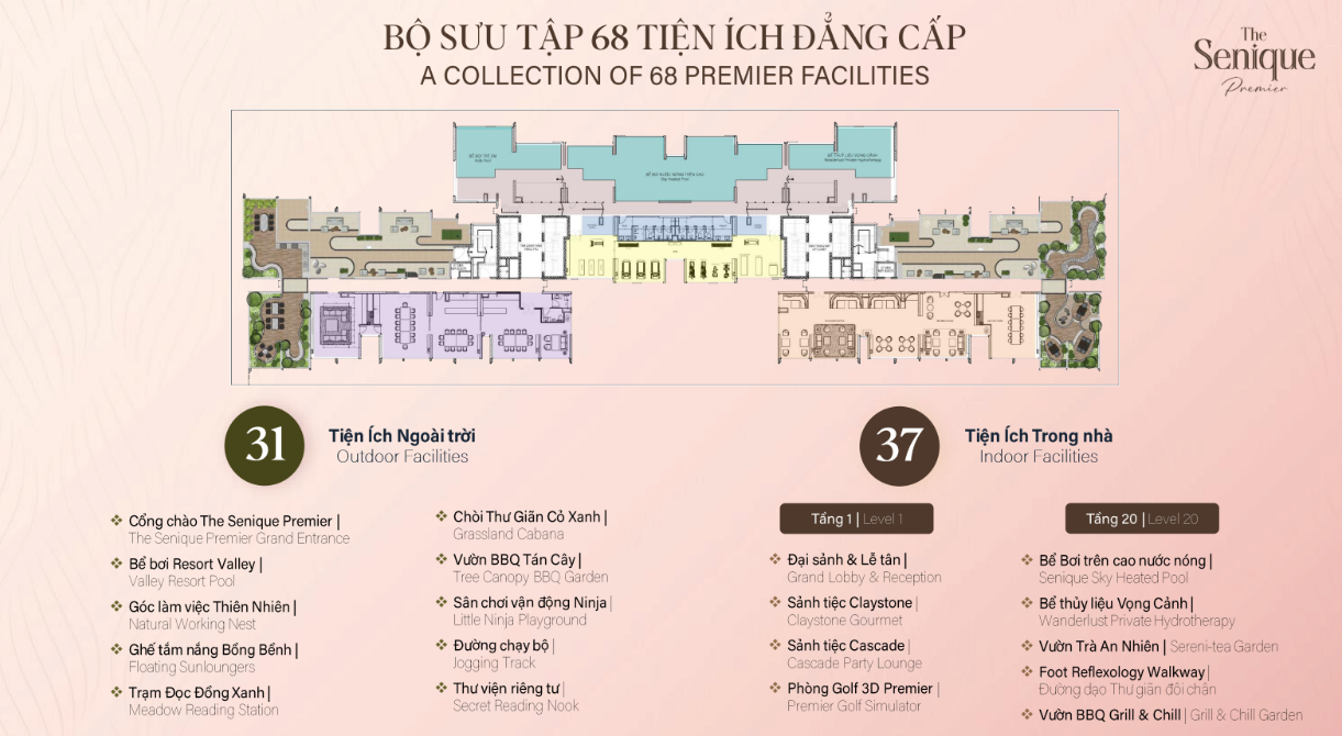 Bán căn hộ chung cư The Senique Premier