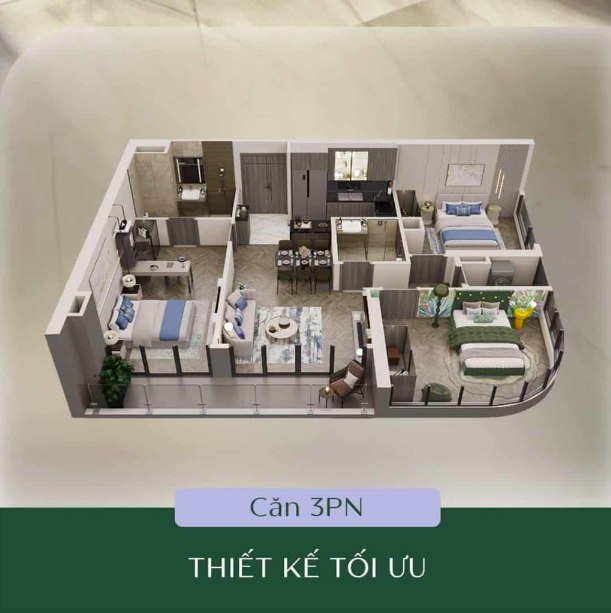 Thiết kế mặt bằng căn hộ Imperia Cổ Loa Global Gate