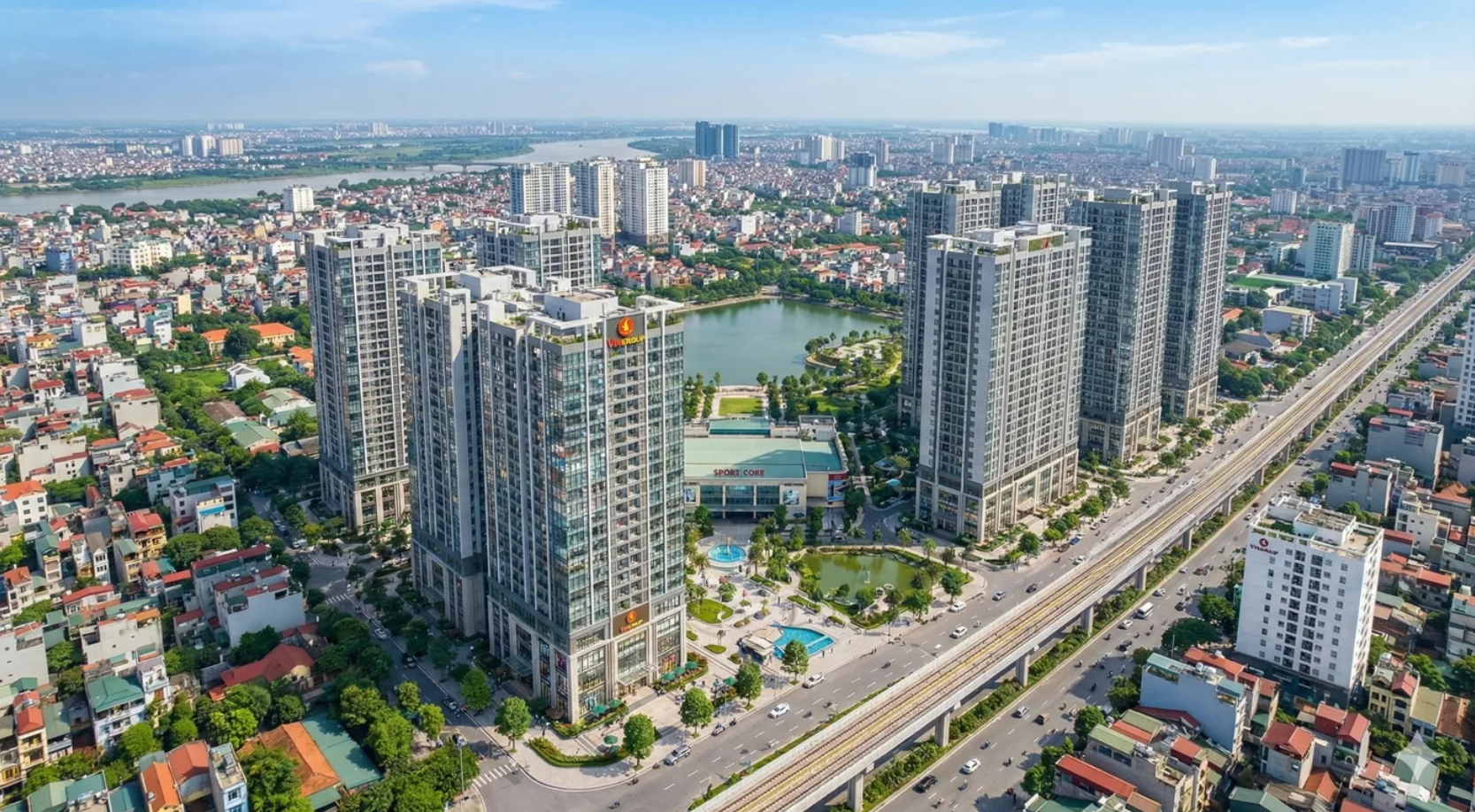 Thiết kế Vinhomes Cao Xà Lá và ngôn ngữ kiến trúc vị lai phủ kính lộng lẫy tại trung tâm Nguyễn Trãi