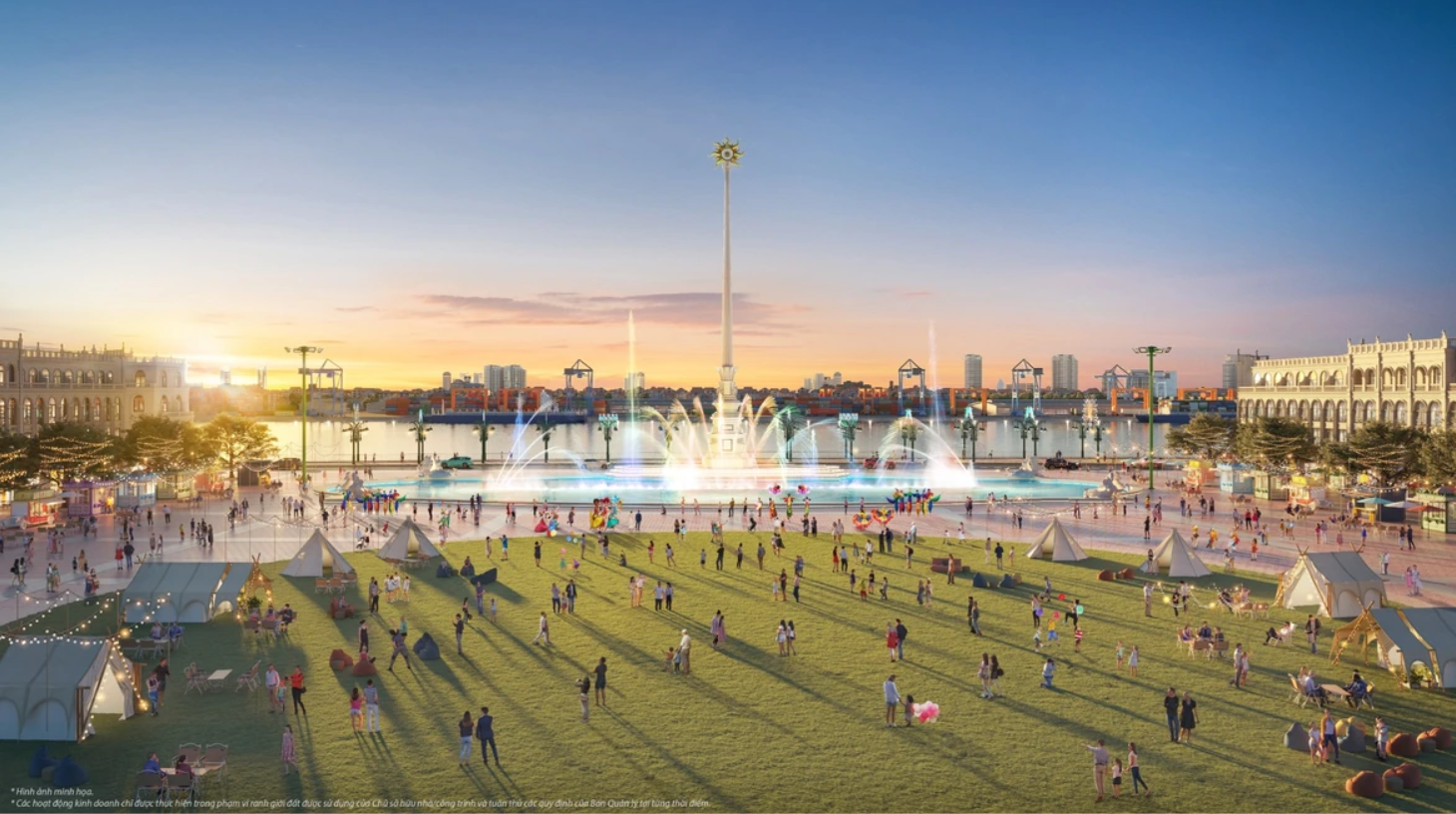 Tiện ích The Harbor Skyline và hệ sinh thái đặc quyền tại đảo Vũ Yên