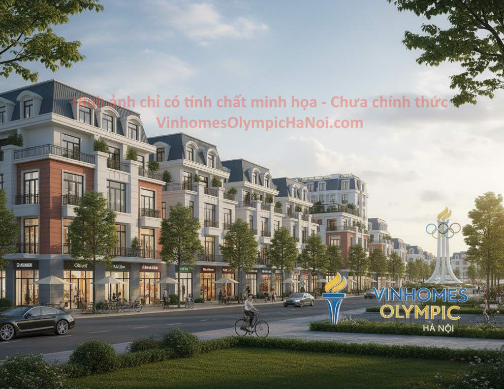 Bán shophouse Vinhomes Olympic Hà Nội Ngọc Hồi