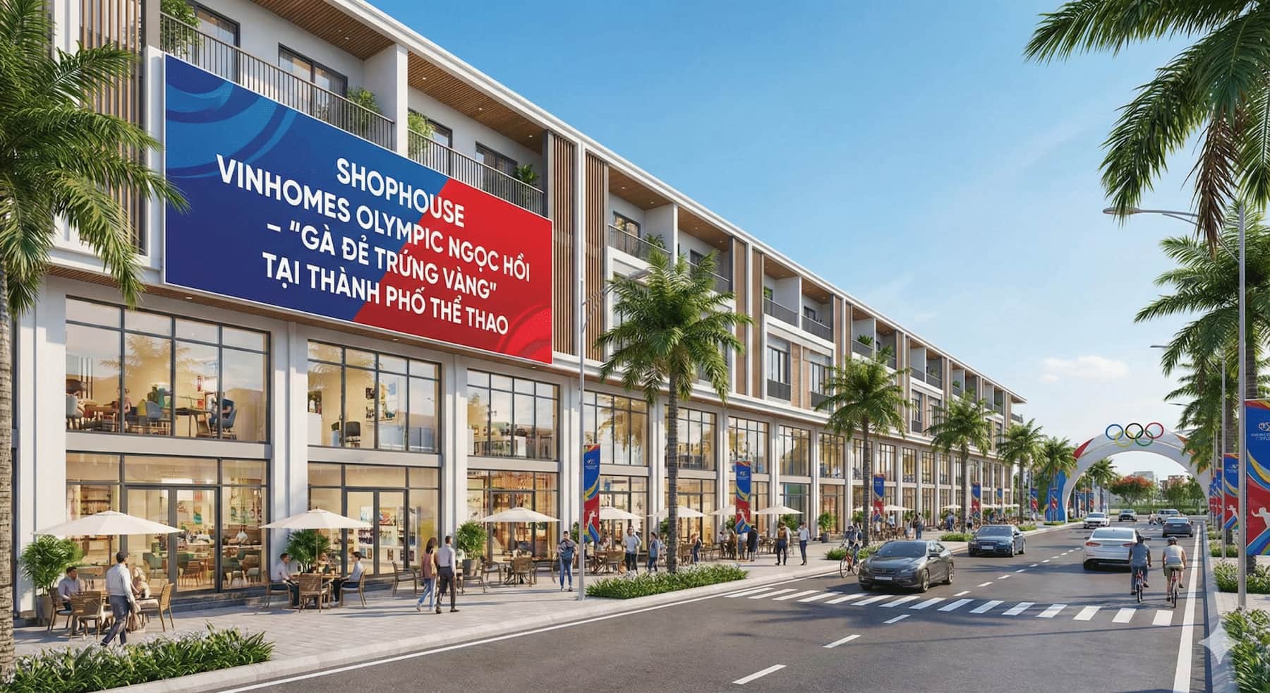 Bán nhà phố shophouse  Vinhomes Global Sportia Hà Nội Ngọc Hồi