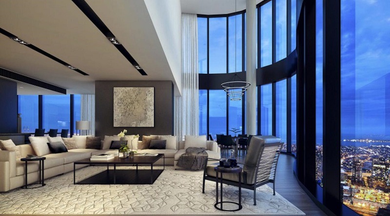 Bán căn hộ duplex Sun Grand City Quảng An