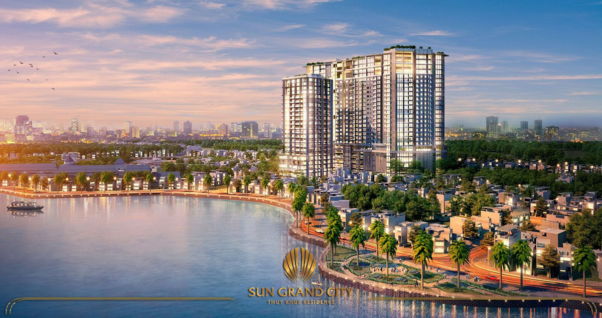 Cho thuê căn penthouse Sun Grand City Thụy Khuê