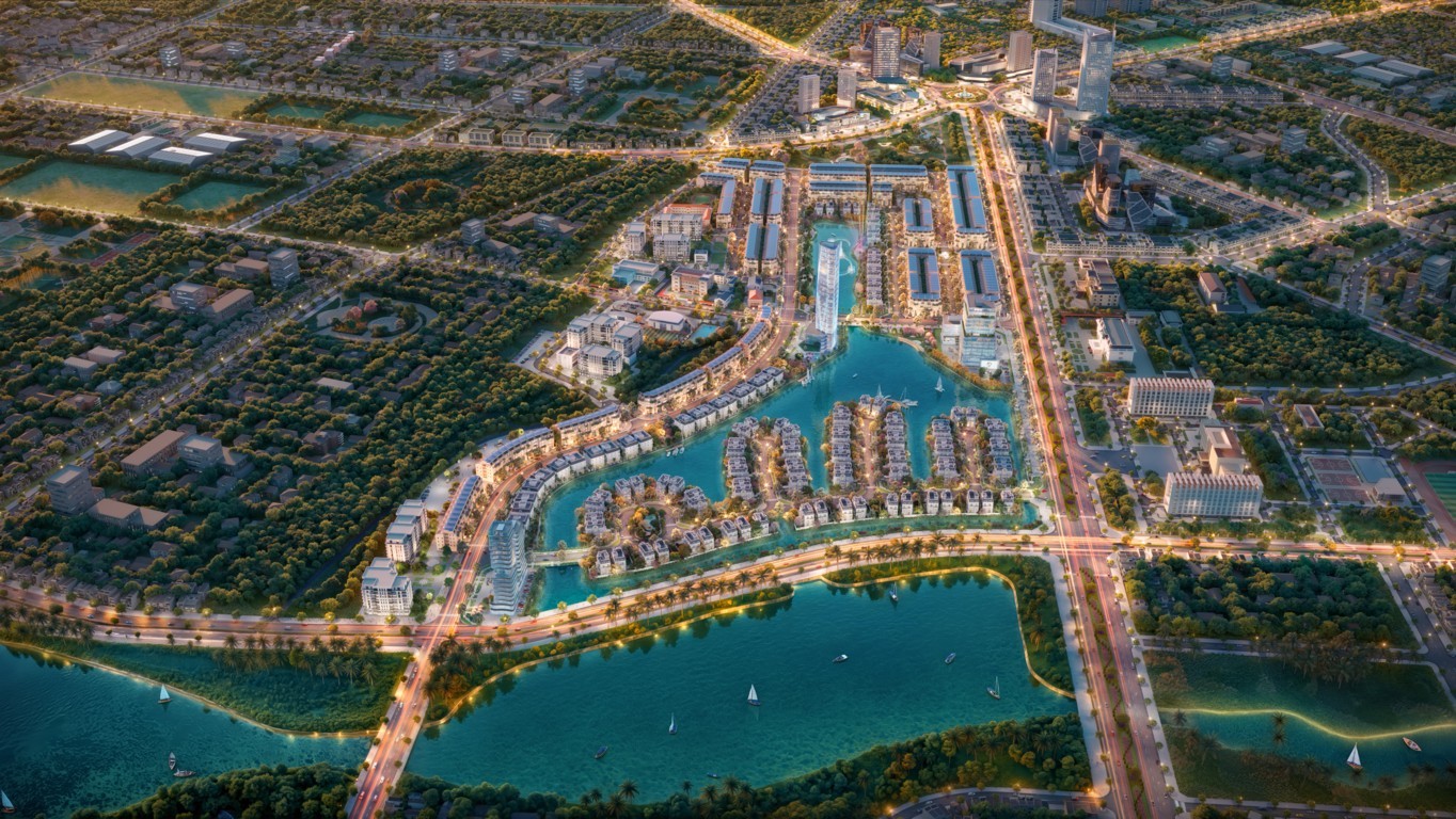 Vị trí The Crown Đại Hoàng Sơn Bắc Ninh và tâm điểm giao thương trên đại lộ Hùng Vương